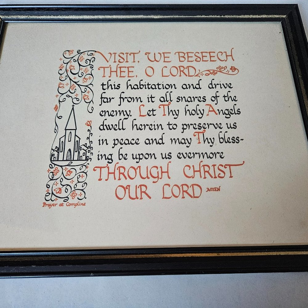 framed religious quote for faith